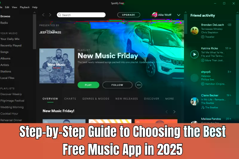 step-by-step guide to choosing the best free music app in 2025