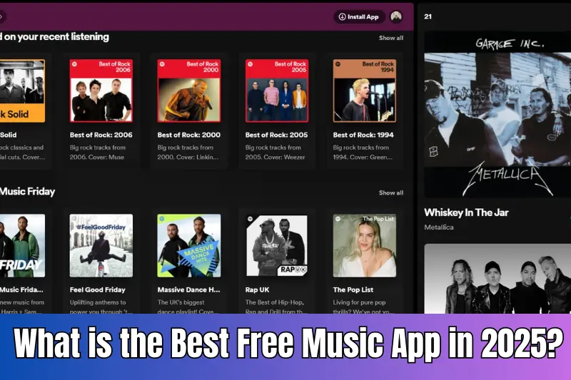 what is the best free music app in 2025